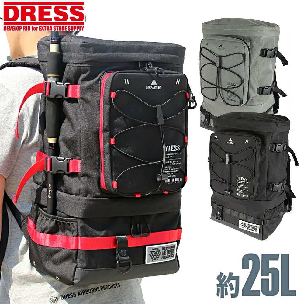 DRESS 드레스 바다 낚시 가방 방수 야외 등산 배낭 대용량 백팩 25L - 메인 이미지