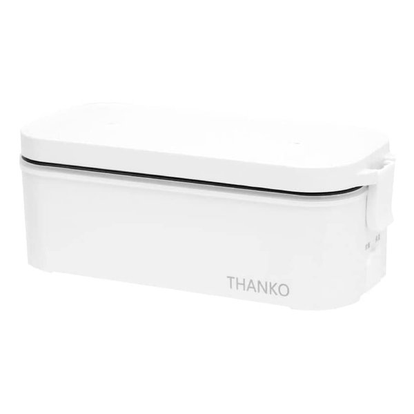 산코 THANKO 자동차 휴대용 캠핑 차박 도시락 밥솥 12V TKLUN21W 화이트