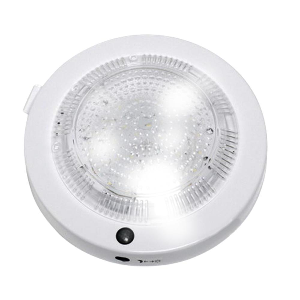 주광색 실내 LED 직부 센서등 6500K 15W 아이스타입 원형