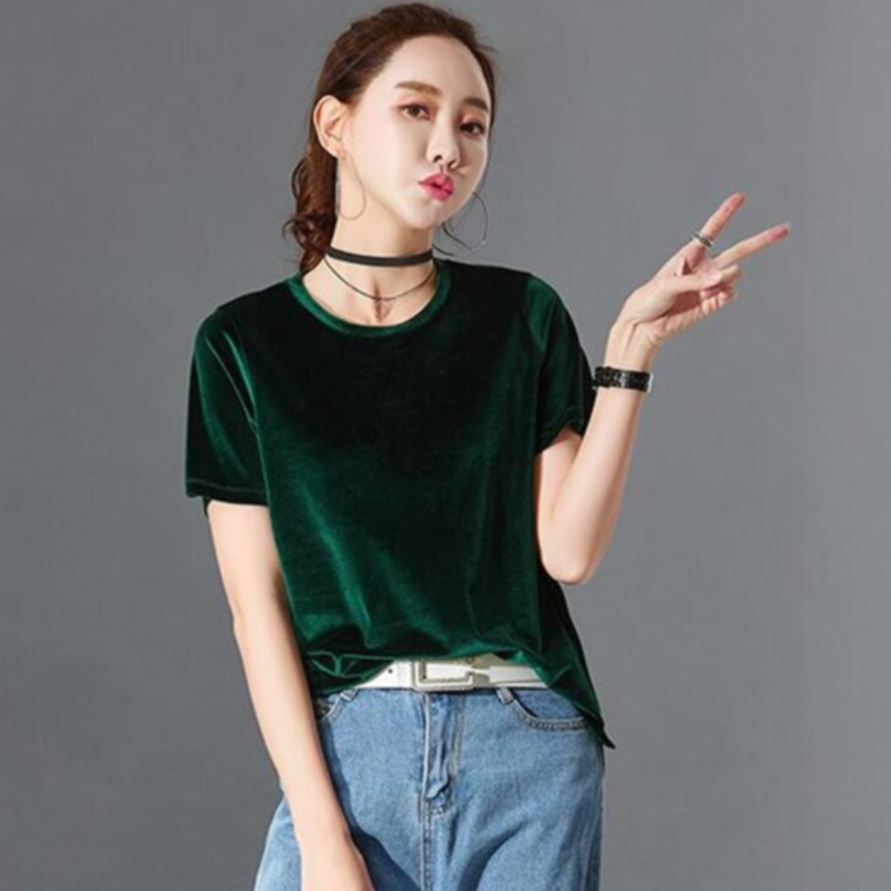 전지적참견시점 304회 홍현희 벨벳 티셔츠 하이앤드 여름 의상 옷 패션 - 상세 이미지 3
