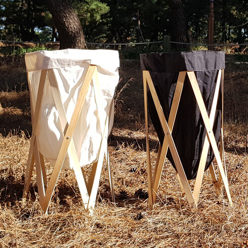 감성 캠핑 쓰레기통 캠핑용품 장비 소품 봉투걸이 차박 준비물