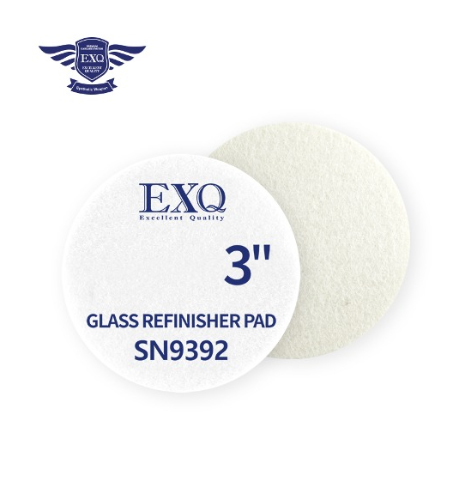 EXQ 75mm(3인치) 글라스 리피니셔 울패드 SN9392 1개 - 상품 이미지