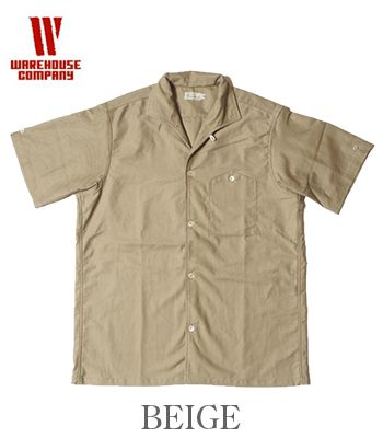 웨어하우스 WAREHOUSE 아메리칸 오픈 칼라 반팔 셔츠 3091-25 3ZJFFJ - 상세 이미지 2