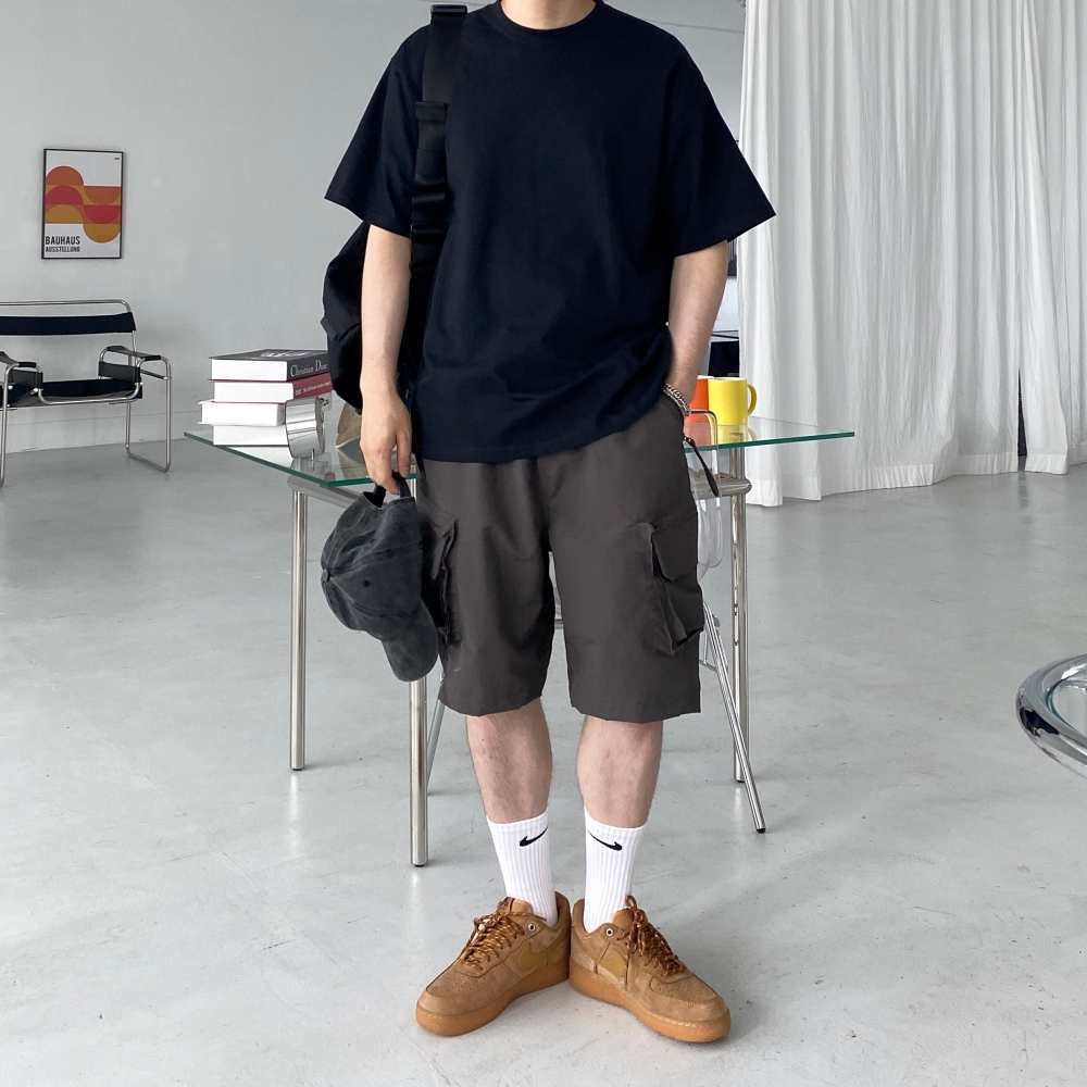 두꺼운반팔티 무지 20수반팔티 이미지 6