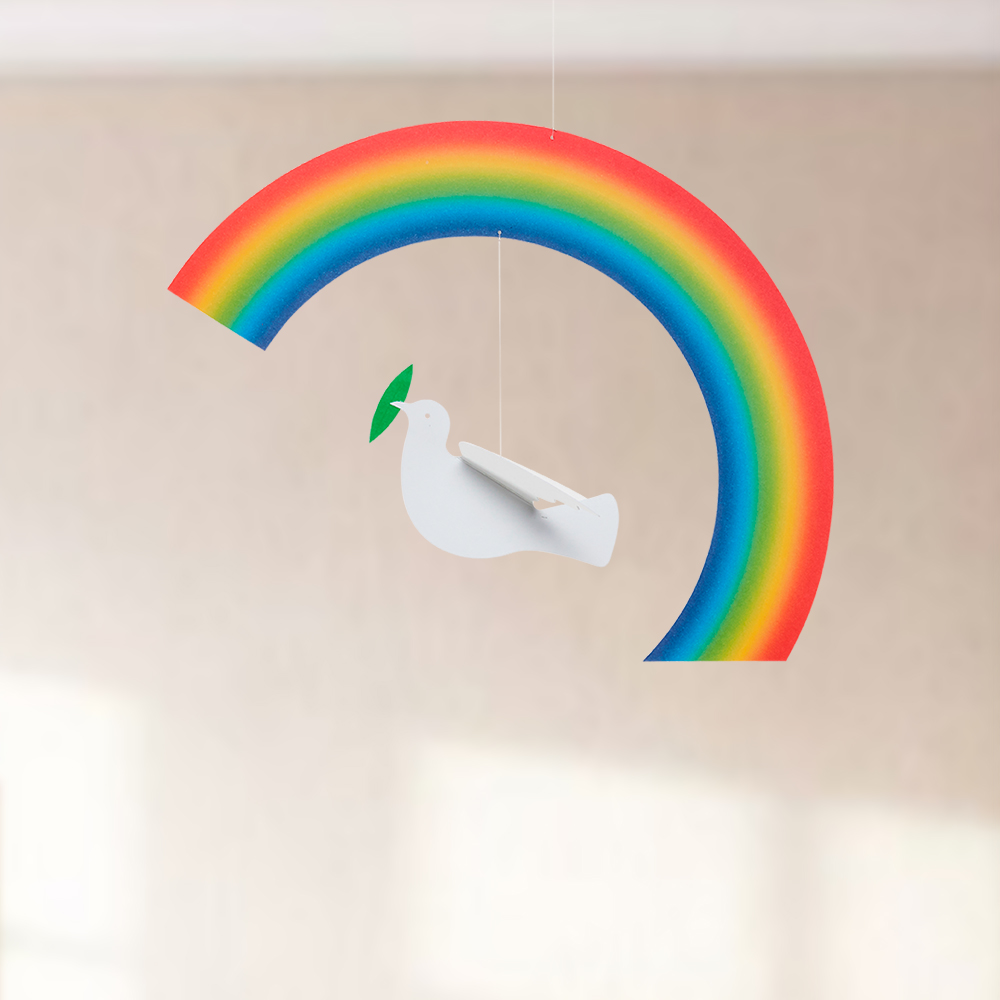 플렌스테드 모빌 무지개 Flensted Mobiles Noah's Rainbow - 메인 이미지