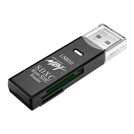 USB3.0 블랙박스 SD카드 멀티 카드리더기 블랙 MBF-U3CR-BK