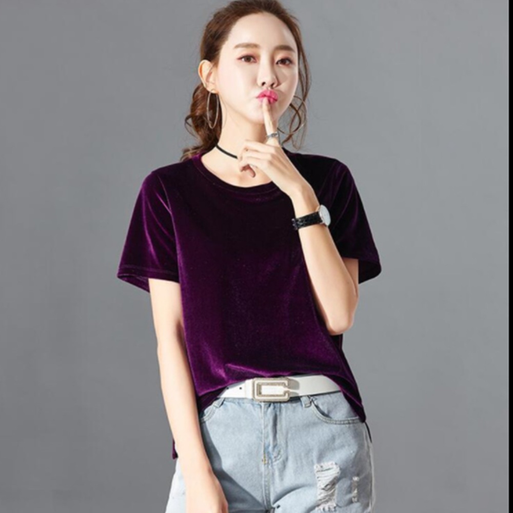 전지적참견시점 304회 홍현희 벨벳 티셔츠 하이앤드 여름 의상 옷 패션 - 메인 이미지