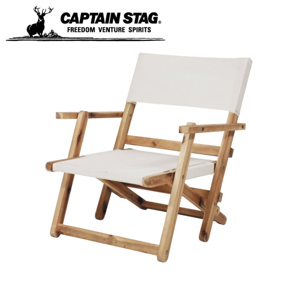 캡틴 스태그 CAPTAIN STAG 캠핑의자 CS 클래식스 FD 로우 디렉터 체어 - 상품 이미지