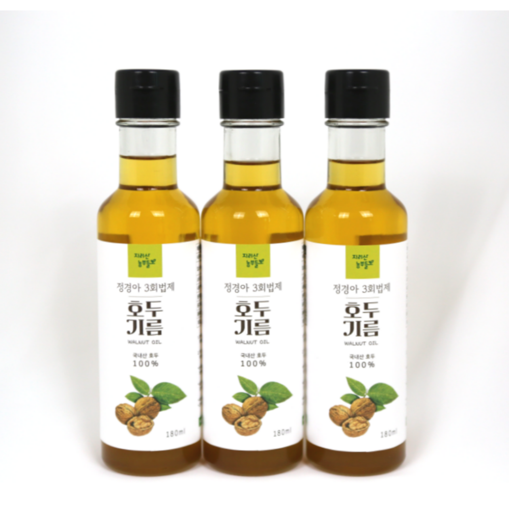 호두기름 3회법제 프리미엄 120ml 햇 호두 오일 식용유 오메가3 저온 - 상세 이미지 2
