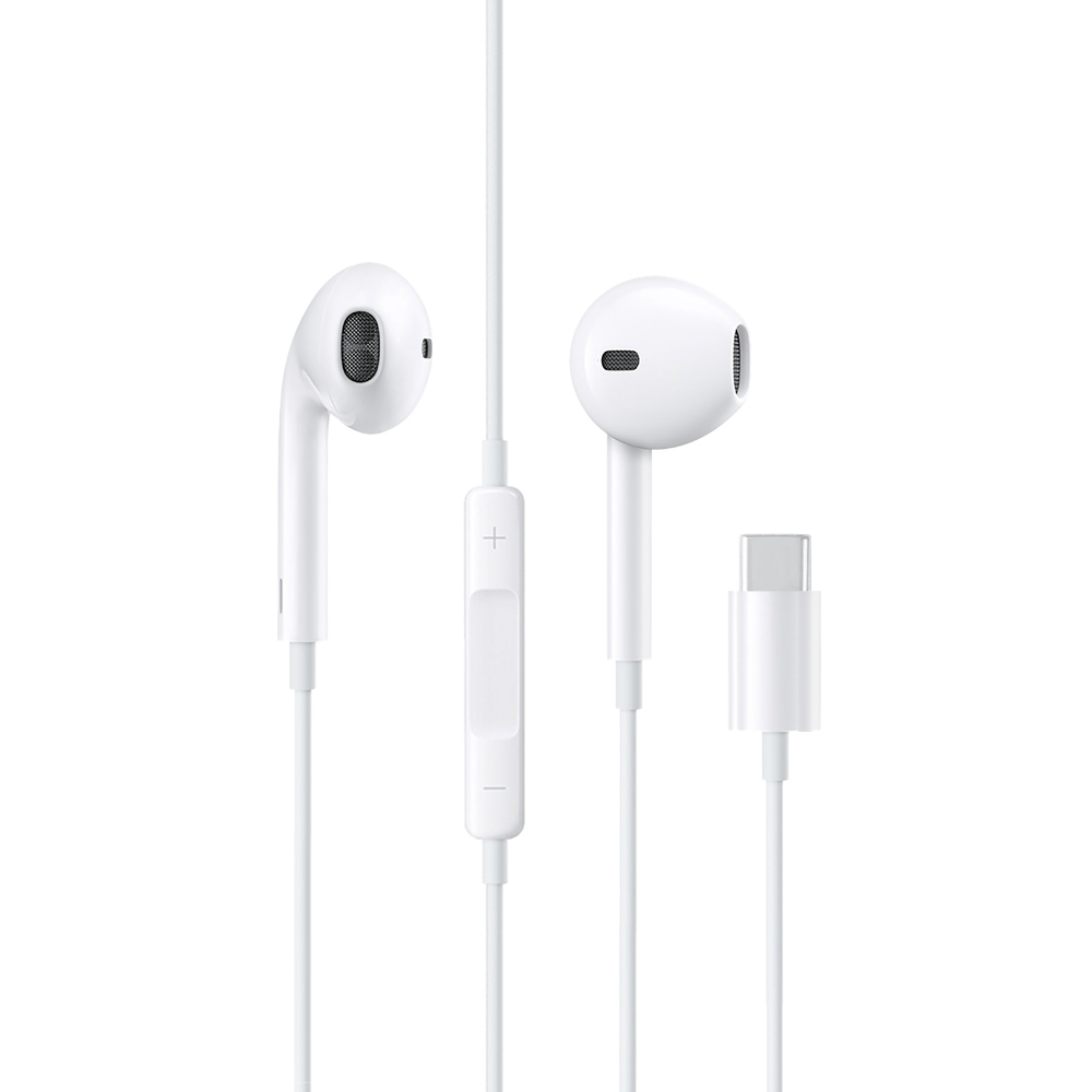 [협력사] 정품 아이폰 15 16 프로 USB-C타입 유선 이어폰 (아이폰15 16 아이패드 맥북 호환)