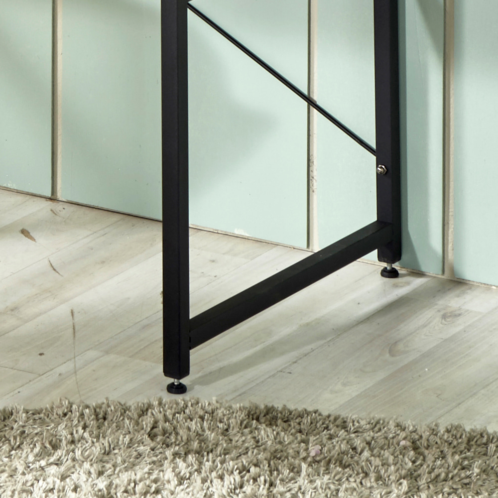 1인용 컴퓨터 책상 게이밍 철재 선반형 800 - 상세 이미지 4