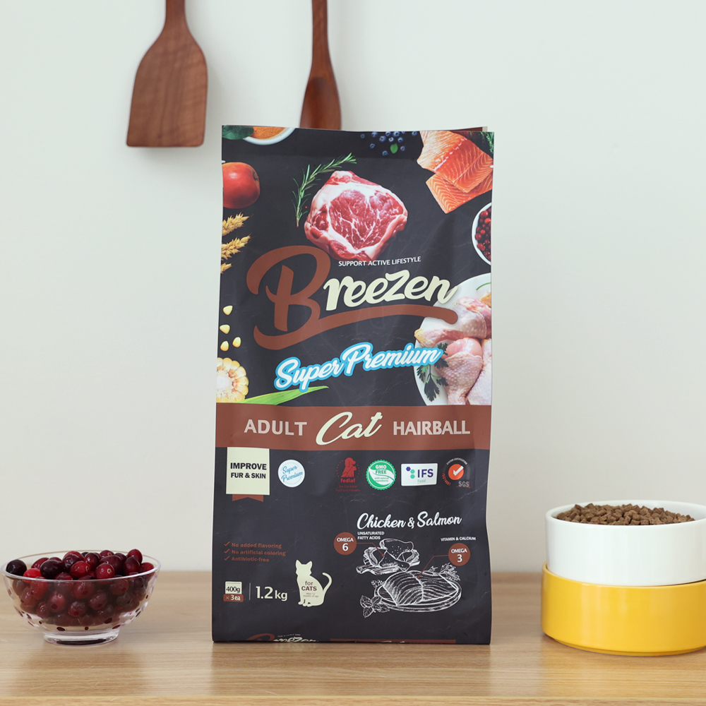 브리젠 슈퍼프리미엄 고양이사료 헤어볼, 1.2kg, 1개