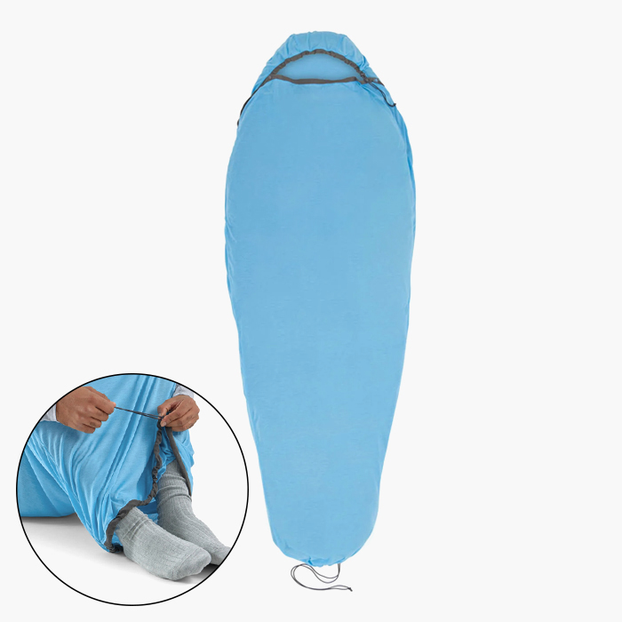 씨투써밋 쿨맥스 브리즈 머미 냉감 침낭 라이너 여름침낭