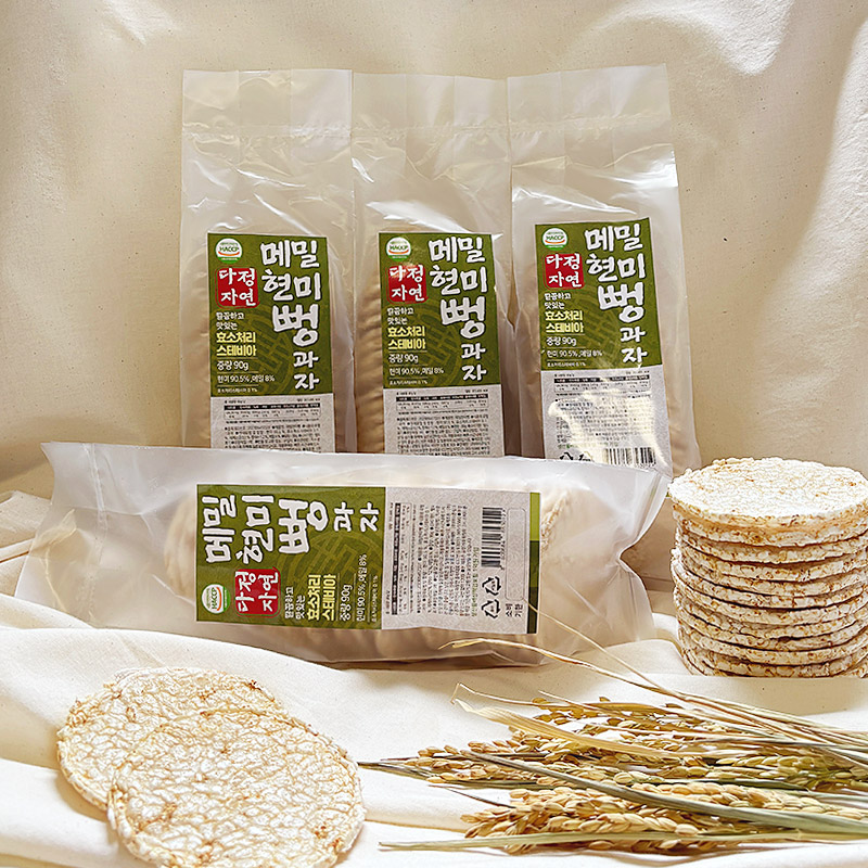 다정자연 메밀현미뻥과자 90g 5봉지 - 상품 이미지