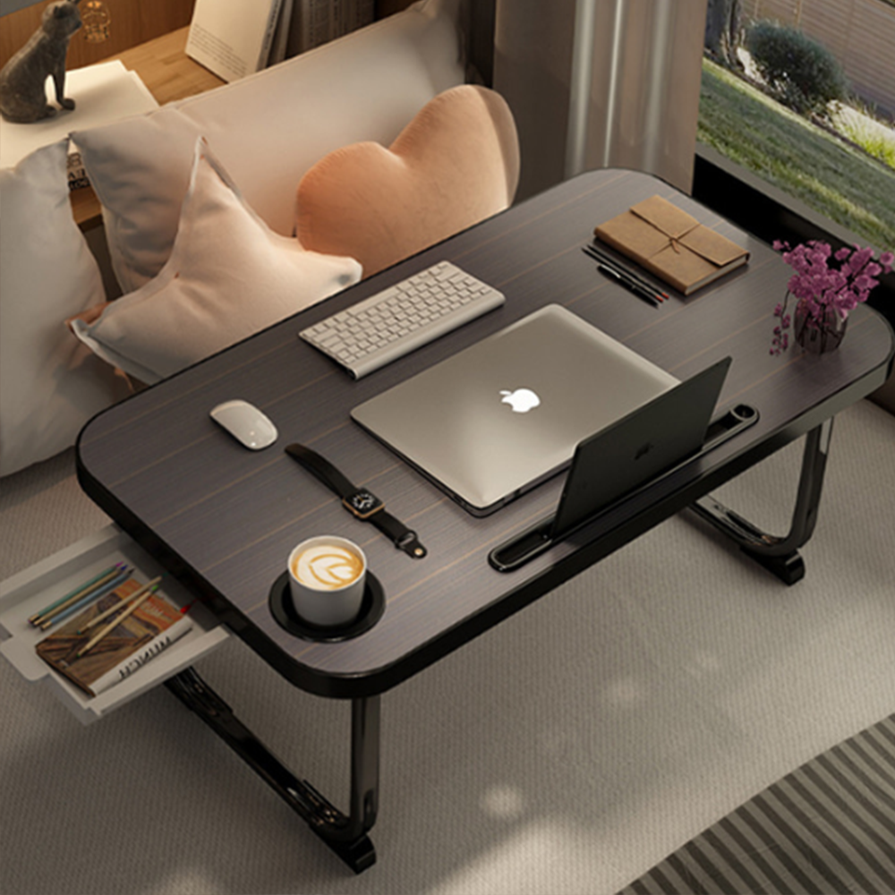 접이식 테이블 책상 1인용 태블릿 베드 트레이 1인 미니 간이 보조 좌식 침대 노트북