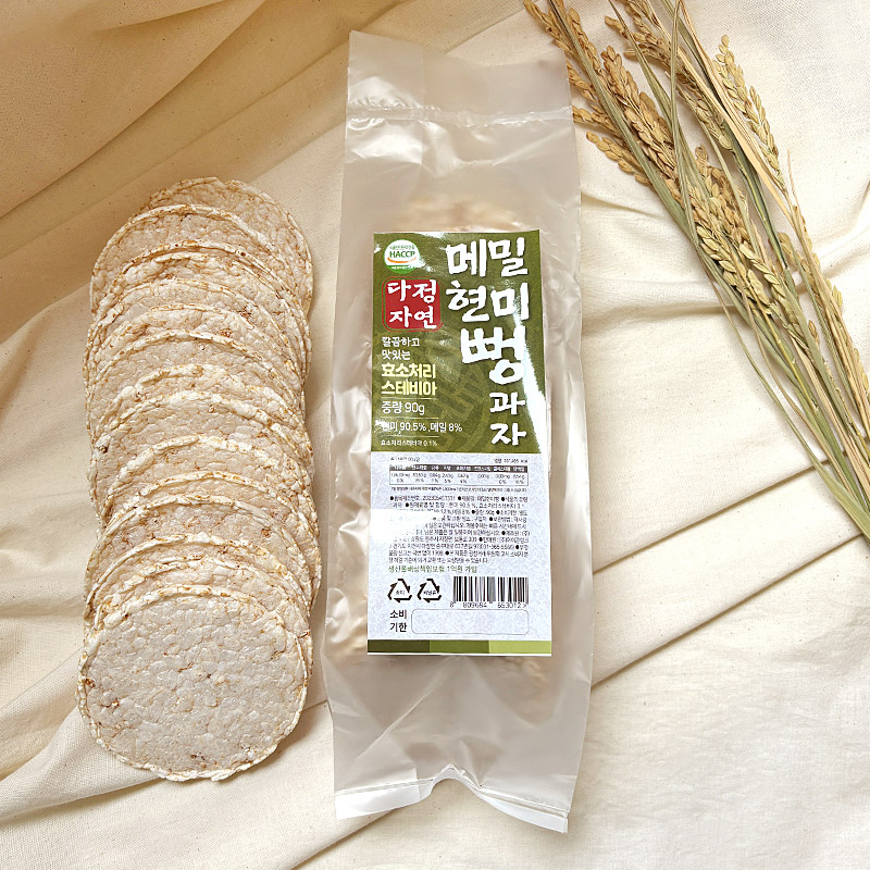 다정자연 메밀현미뻥과자 90g 5봉지 - 상세 이미지 2