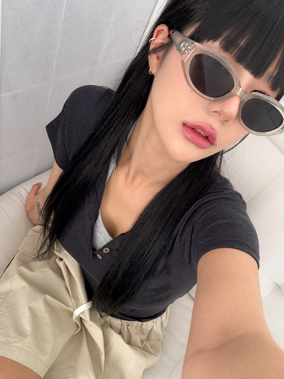 실버 유라인 캣츠아이 자외선차단 UV400 선글라스 6color 상세 이미지 35