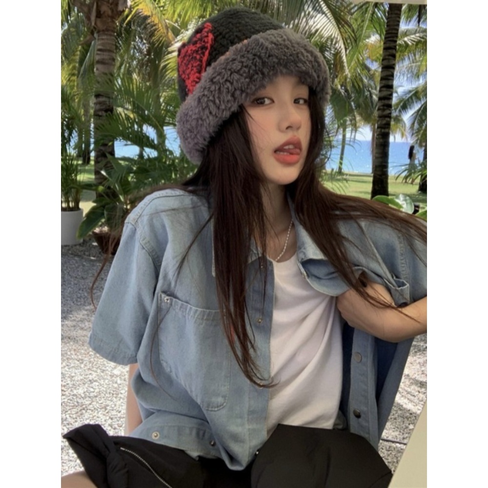 미녀와 순정남 27회 박도라 임수향 데님 셔츠 오버핏 루즈한 의상 옷 패션 - 상세 이미지 4