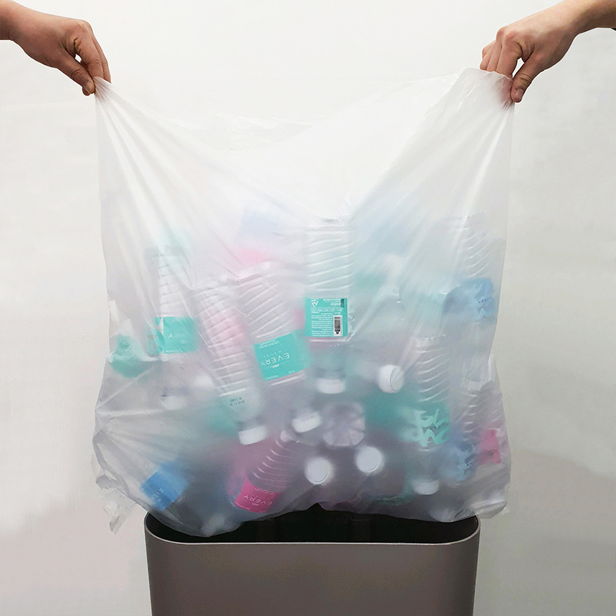 재활용 비닐봉투 30리터 60L 불투명 분리수거 비닐봉지