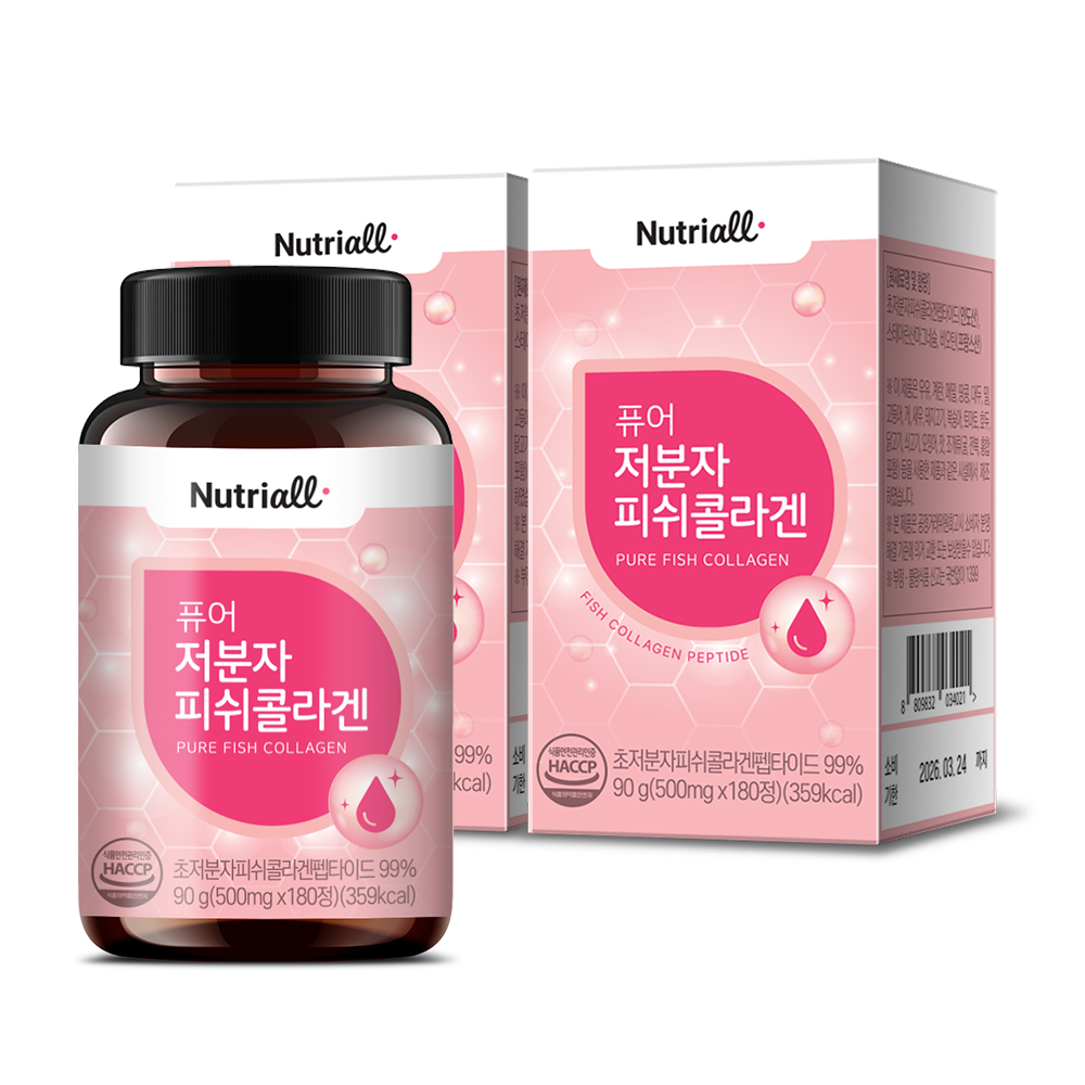 뉴트리올 저분자 콜라겐 펩타이드 비오틴 180정 6개월분 - 상세 이미지 2