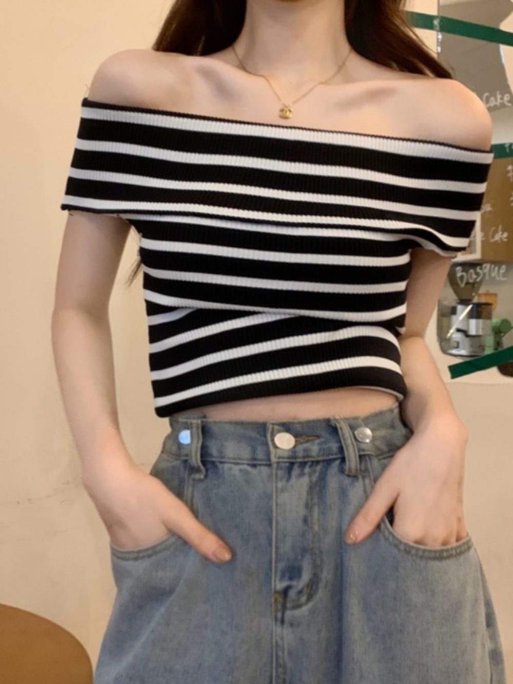 살림남 364회 백지영 반팔 티셔츠 오프숄더 섹시한 의상 옷 패션 - 상세 이미지 3