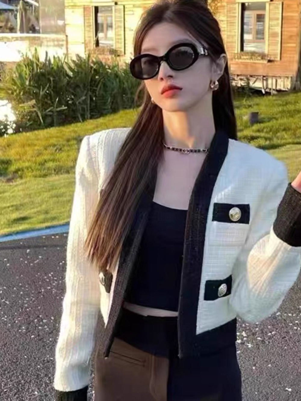 미운우리새끼 399회 오연수 화이트 자켓 정장 모던한 의상 옷 패션 - 상세 이미지 3