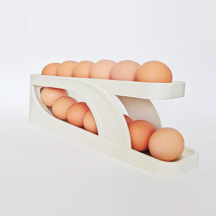 토어 슬라이딩 달걀 트레이 / 계란 보관함 에그 디스펜서 정리 수납 냉장고 슬라이드 - 상품 이미지