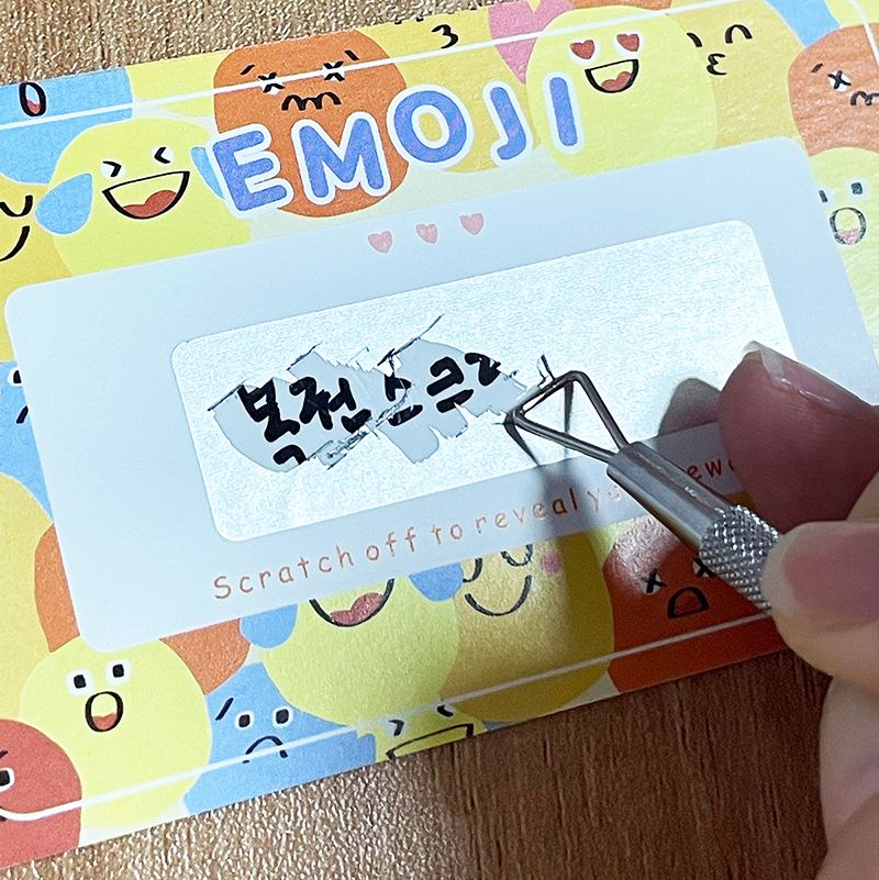 복권 스크래퍼 긁긁이 즉석 복권 긁는 도구 미니 스크레퍼 스피또 긁기 스크래처 - 상세 이미지 2