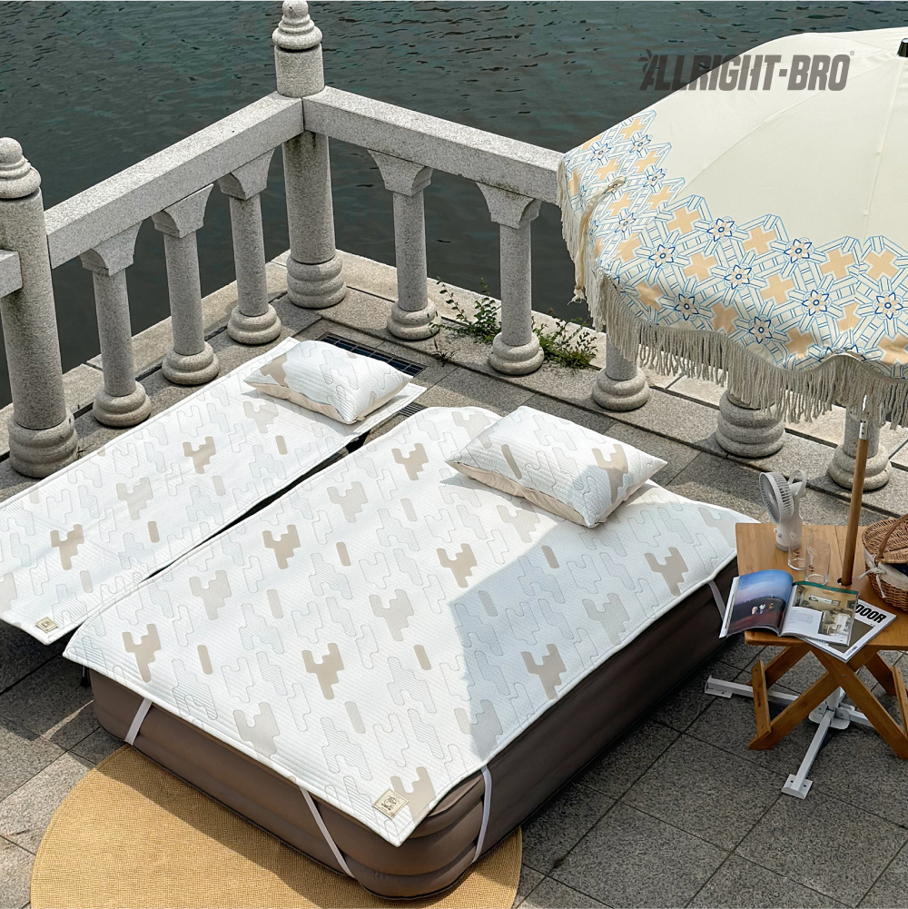 듀라론 여름 냉감패드 국산 라이트형제 슈퍼쿨링 쿨매트 캠핑 냉감 매트 S