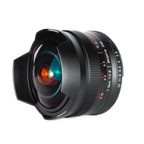 Brightin star 7.5mm F2.8 어안 렌즈 피쉬아이 소니 캐논 니콘 후지 M4/3 ND필터 포함 - 상세 이미지 2