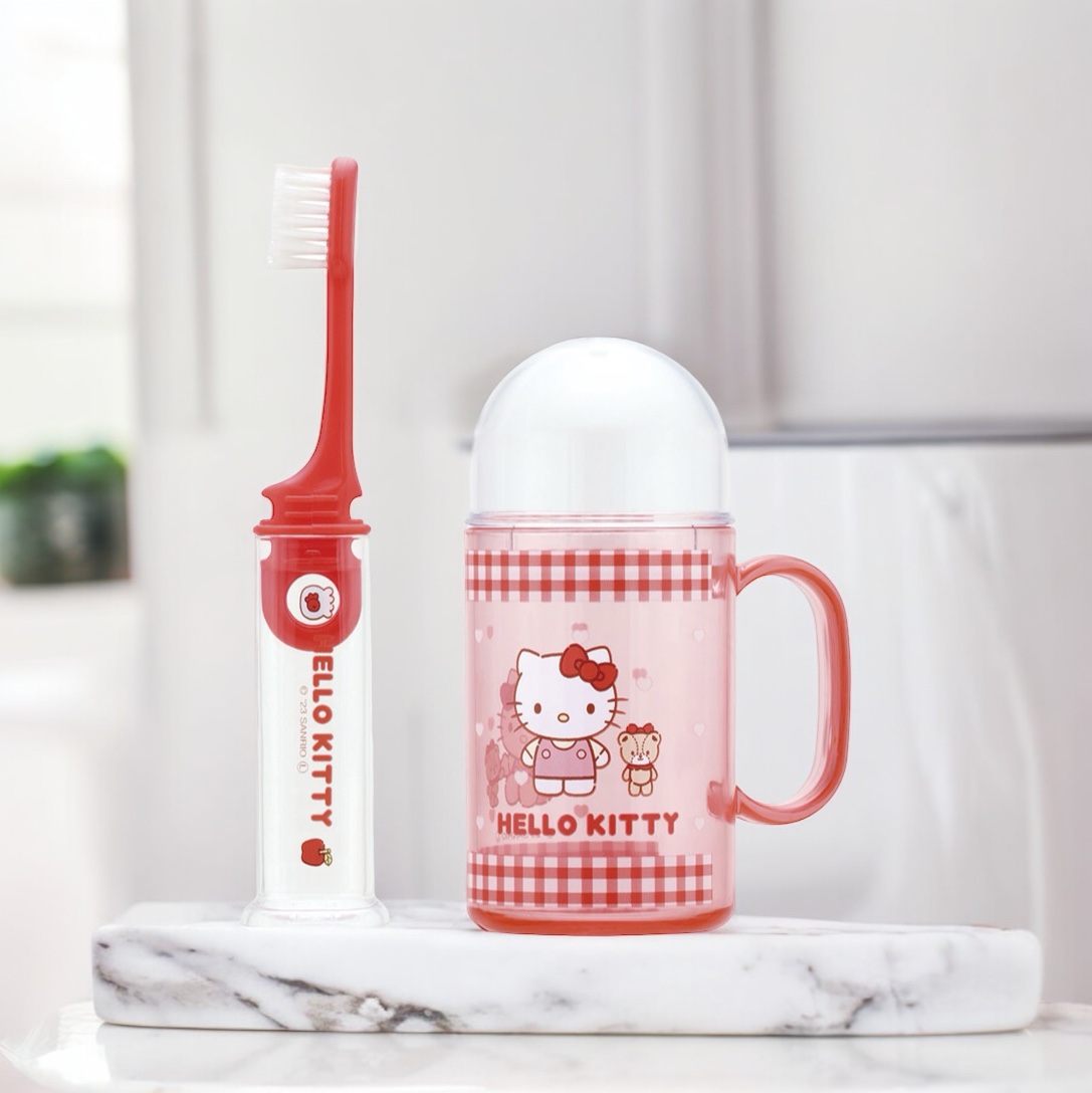 산리오 칫솔 세트 헬로키티 양치컵 어린이집 유치원
