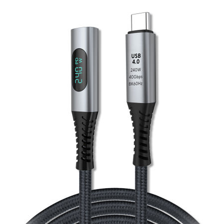USB4.0 C to C타입 240W 초고속 연장 케이블 0.3m MBF-U40MF-03