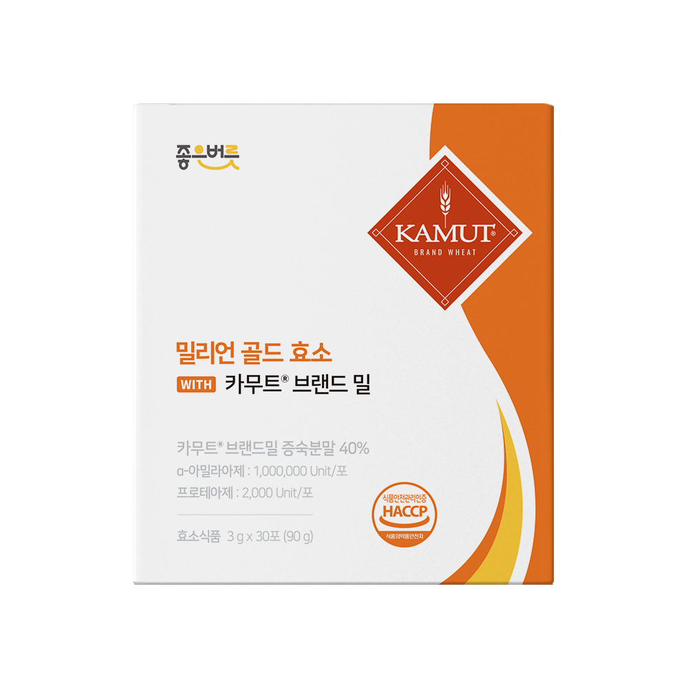 좋은버릇 밀리언 골드 카무트 효소 효능 1박스 (30포) - 상세 이미지 3