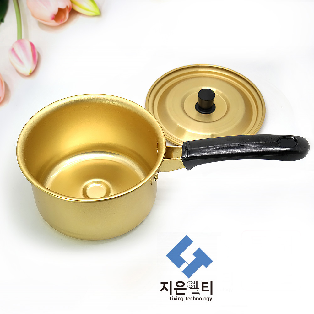 [특허] 신박한 고화력 라면 냄비 양은 18cm+14cm 2종 세트 편수 한손 국산 - 상세 이미지 5