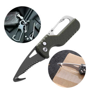 접이식 폴딩 나이프 자동차 안전벨트 비상 탈출 캠핑 노끈 커터기 택배 비... 실사용 후기 | 효과 있을까? - 상품 이미지 1