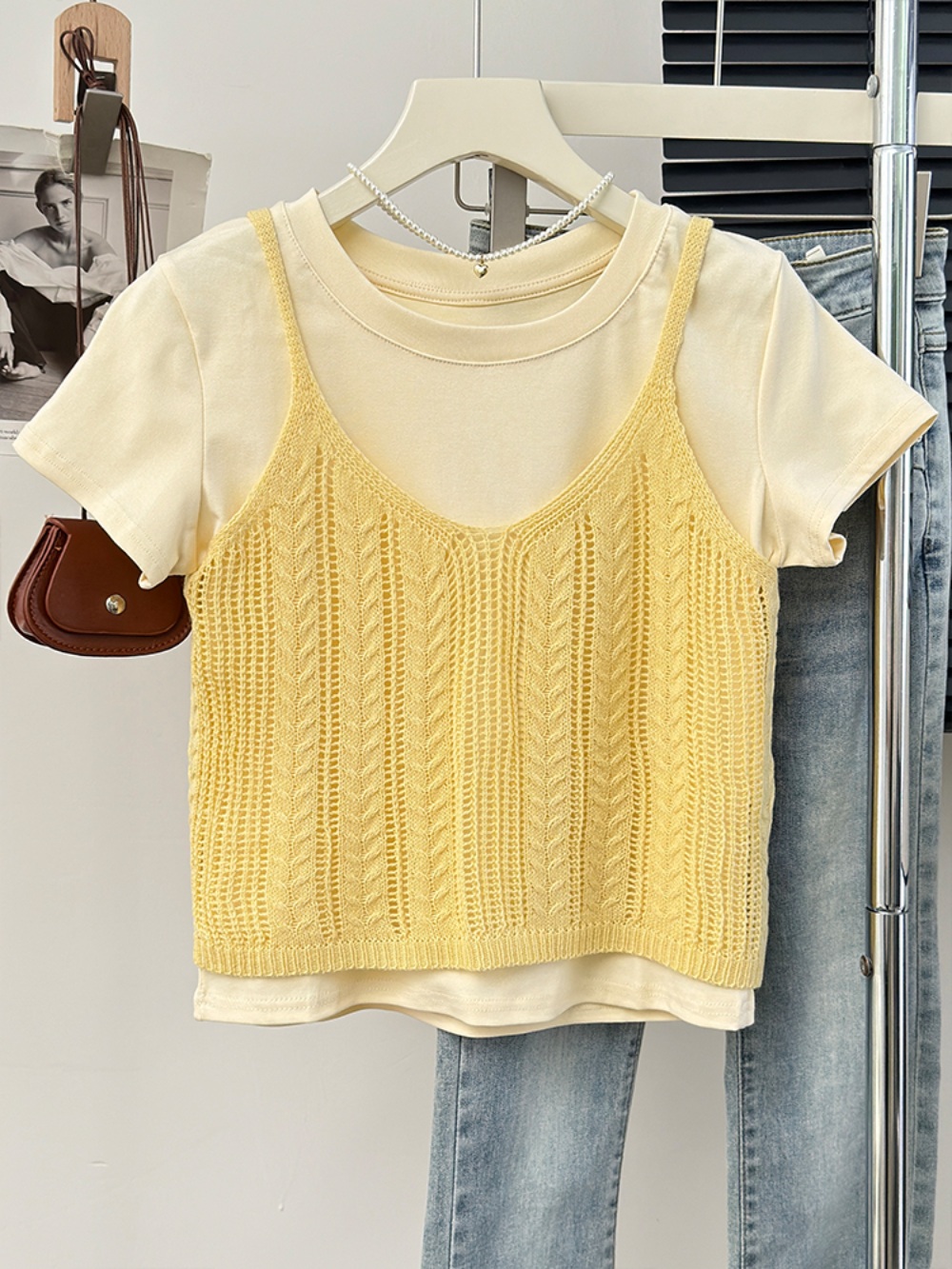 미녀와 순정남 28화 임수향 박도라 민소매 티셔츠 레이어드 귀여운 의상 옷 패션 - 상세 이미지 4