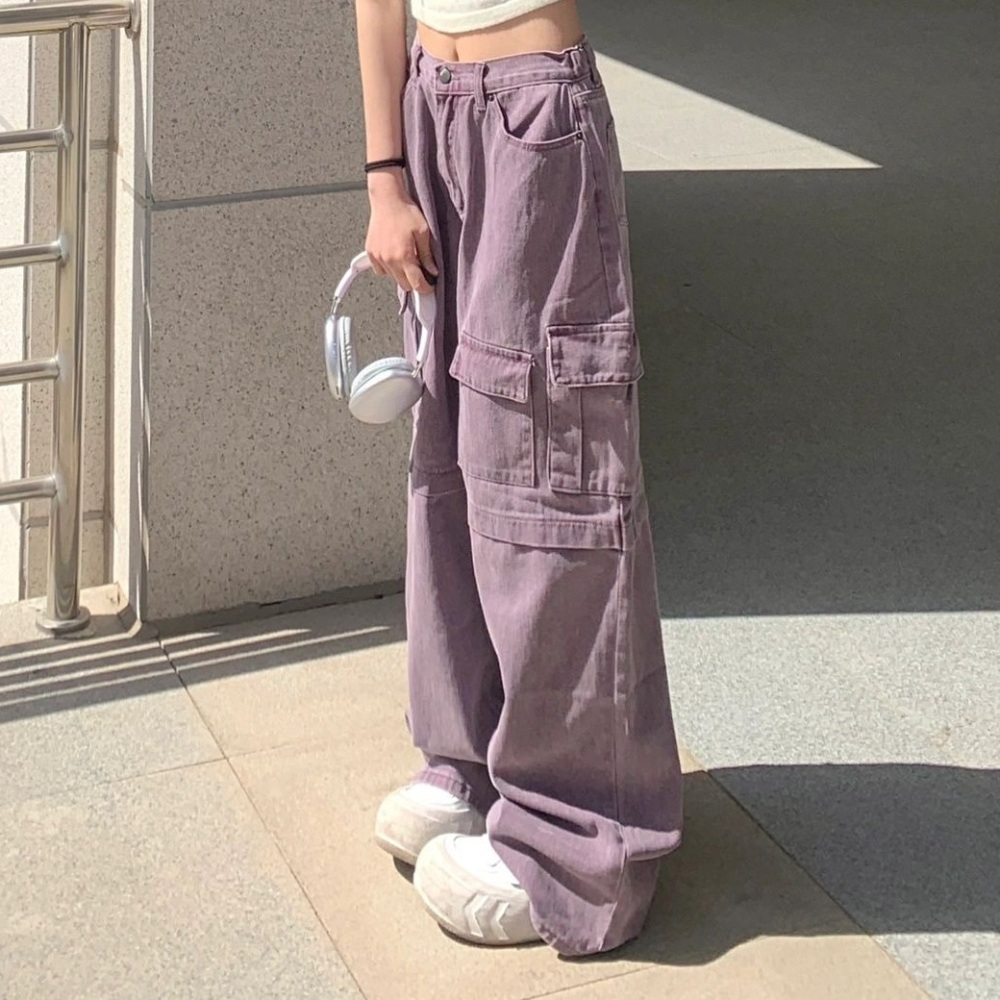 미녀와 순정남 27회 박도라 임수향 퍼플 팬츠 와이드 y2k 의상 옷 패션 - 상품 이미지