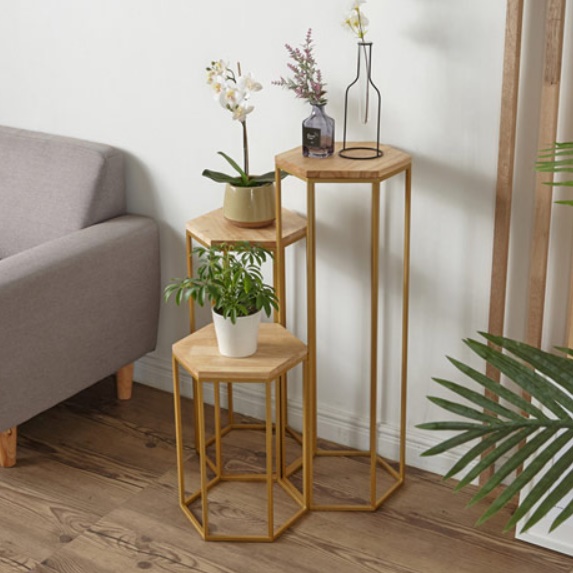 화분테이블 높은 사이드 테이블 쇼파 옆 테이블 현관 협탁