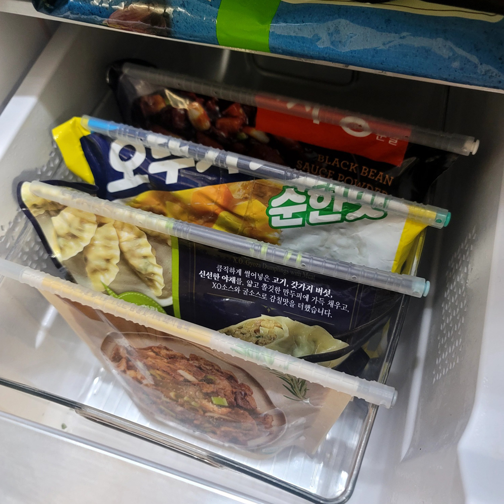 봉지 집게 밀봉 봉투 클립 밀폐 집게 S - 상품 이미지