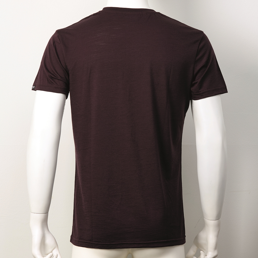 브린제 등산 아웃도어 티셔츠 냉감 반팔 버건디 - 상세 이미지 2