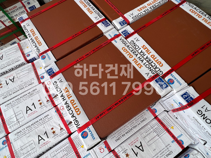 테라코타타일 외벽 바닥타일 겸용 / 하다건재 점토타일