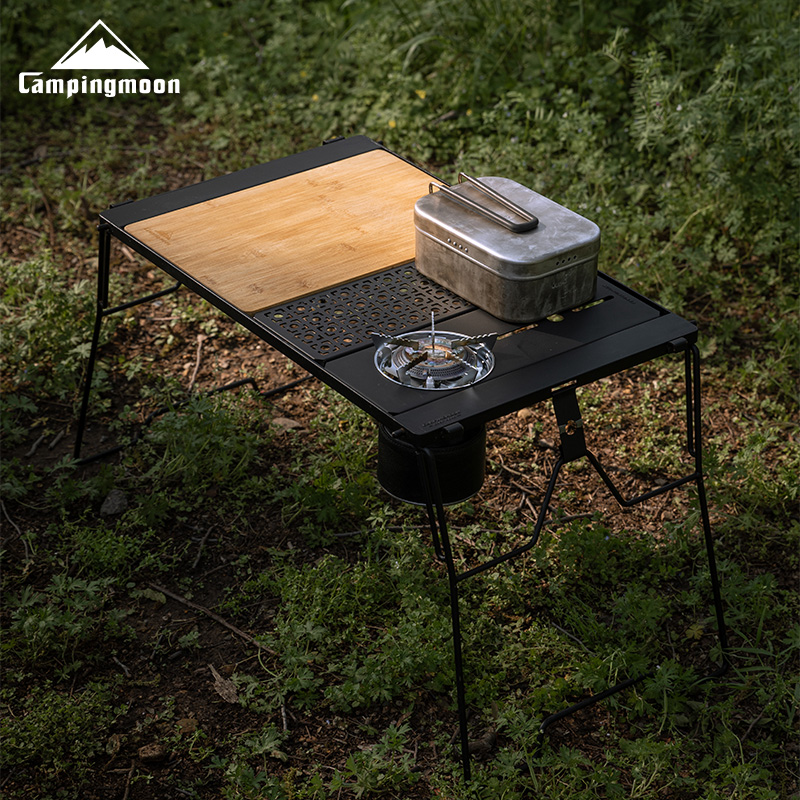 캠핑문 IGT 하프 버너 플레이트 유닛 상판 캡틴스태그 버너 호환 블랙 JP-12