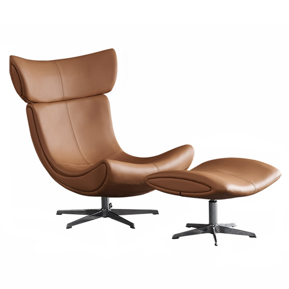 에피하임 1인용 리클라이너 독서 서재 수유의자 가죽쇼파 인테리어의자