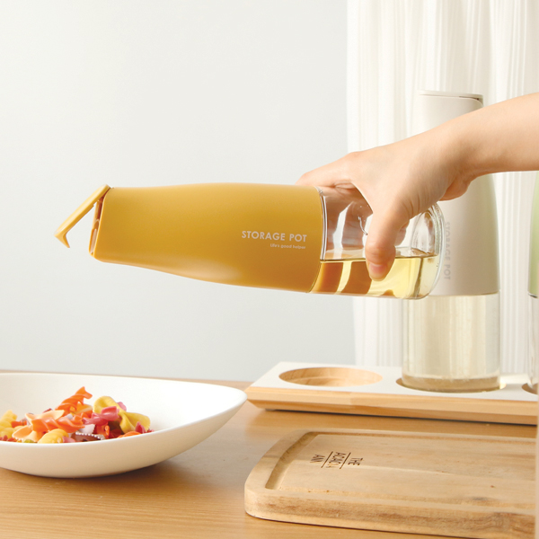 자동개폐 오일병 시럽 간장 기름병 500ml - 상품 이미지