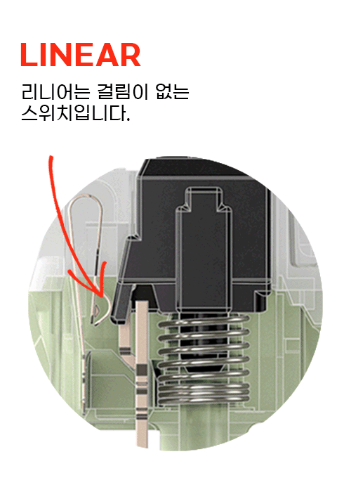 RAPTOR MX 익스트림 RGB 게이밍용 리니어 기계식 키보드 스위치 - 상세 이미지 5