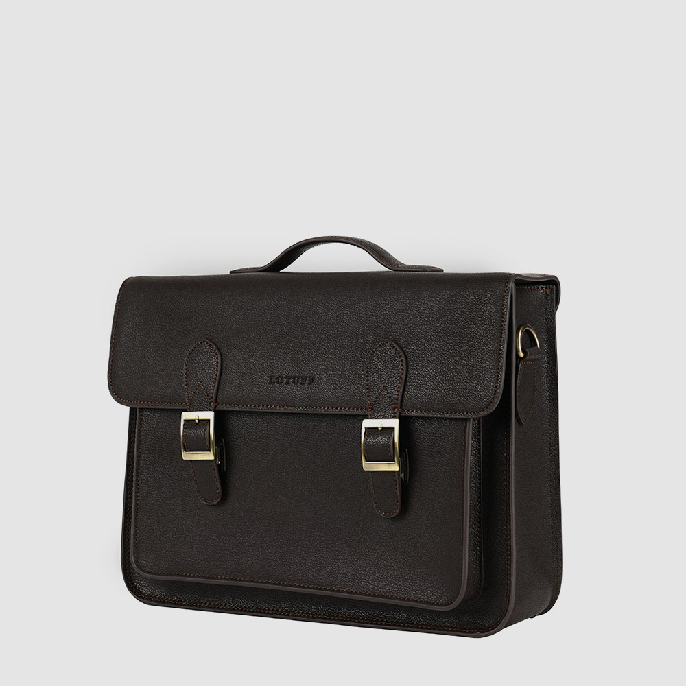 가죽 남자 크로스백 로터프 LO-5423 딥브라운