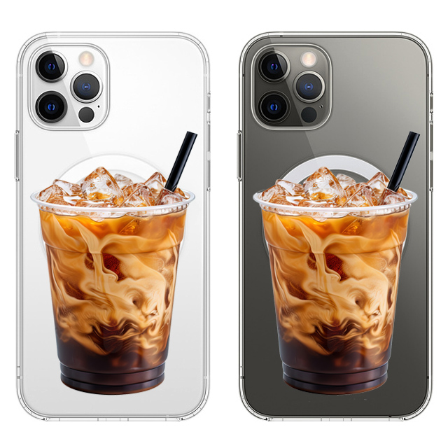 카페 라떼 파르페 투명 맥세이프 케이스