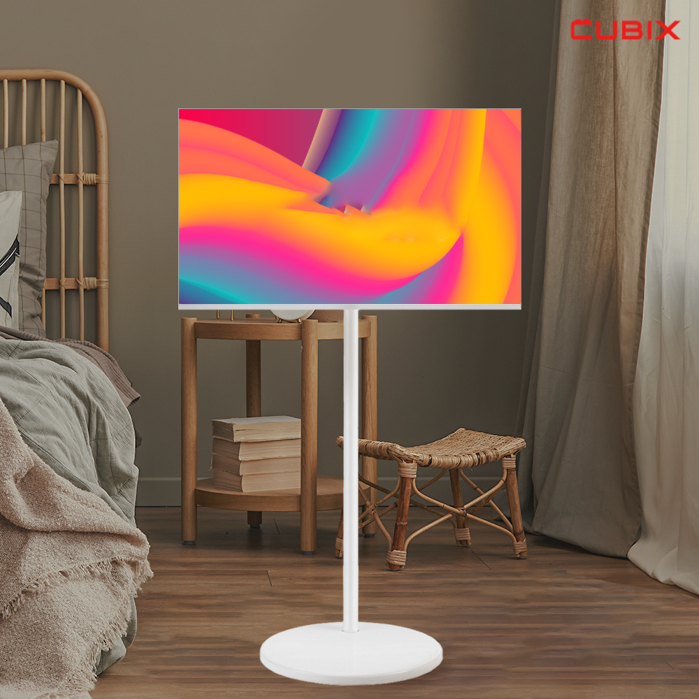 무빙큐빅스 화이트에디션 삼탠바이미 60.4cm(24인치) FHD 스마트티비 셋트 이동식 TV 삼텐바이미 중소바이미 - 상품 이미지