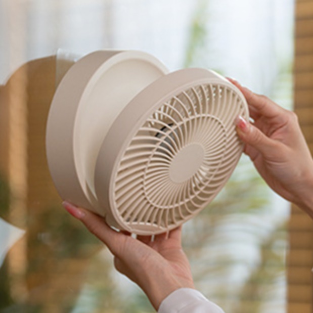 무선 미니 벽걸이 선풍기 화장실 벽 벽걸이용 소형 벽걸이 선풍기 제품 이미지