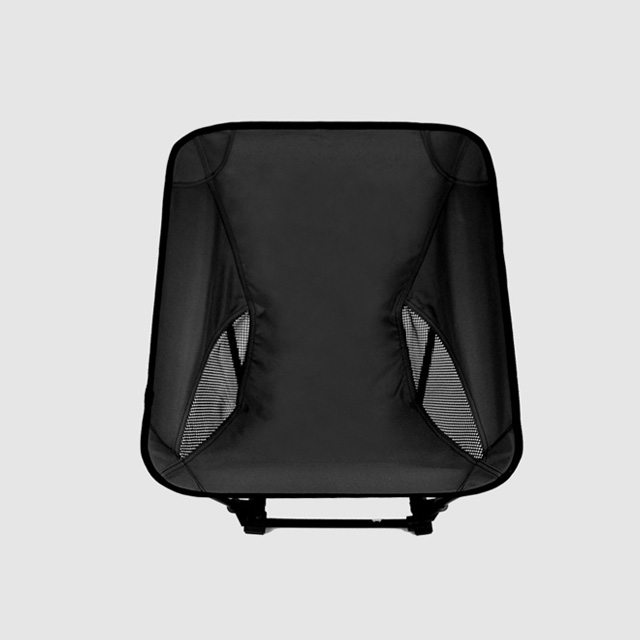 KOOLMAN(쿨맨) 그라운드 경량 스퀘어 이너 체어 21C 숏, 블랙, 1개